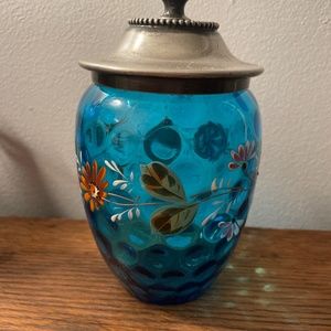 Antique Fenton marked numbered pickle jar